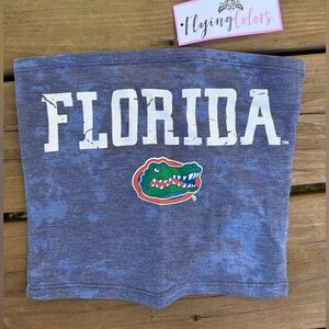 Flying Colors Blue Florida Crop Top